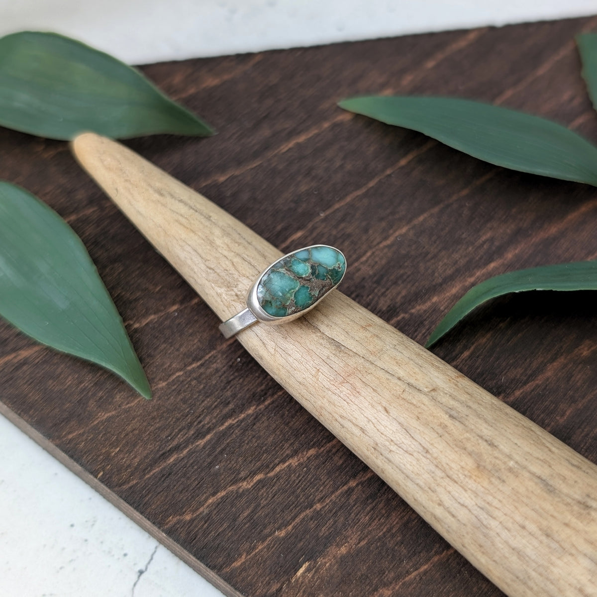 Damele Variscite + Sterling Silver : Size 8.25