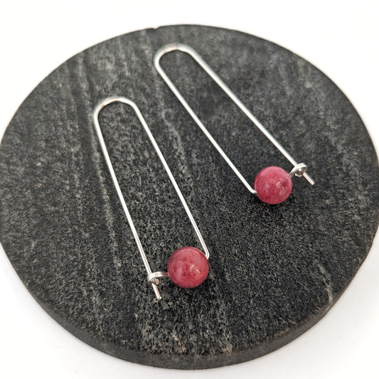 Long Arc Hoops : Thulite : Made to Order