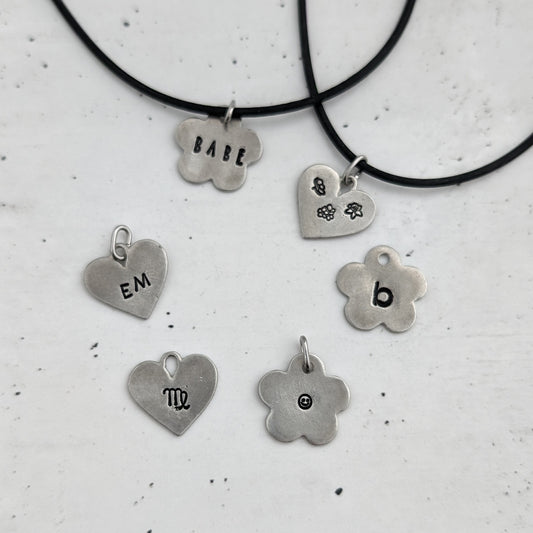 Make & Take Workshop : Stamped Charm Necklace : 1-1.5 hours