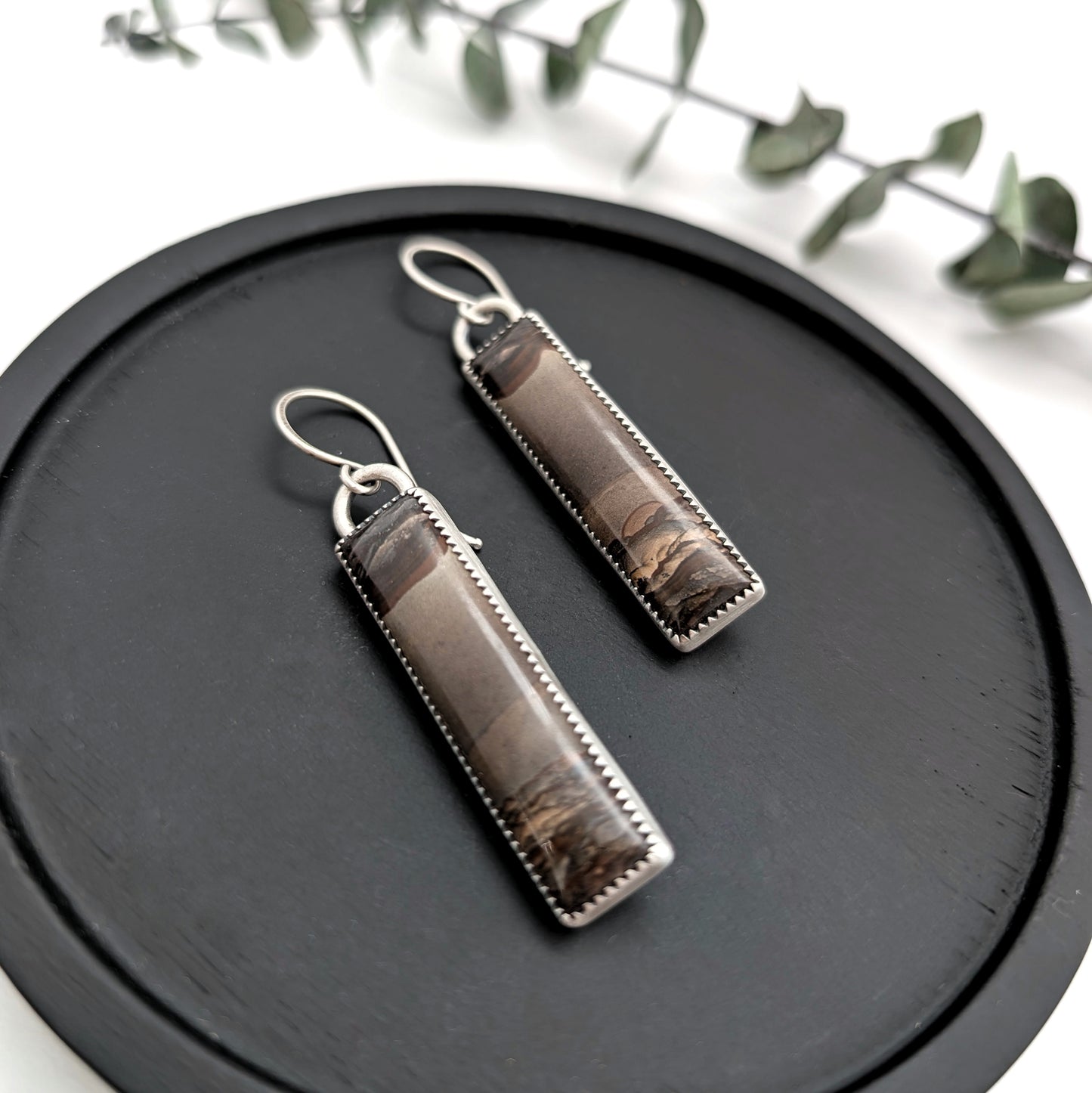 Biggs Jasper Dangle Earrings