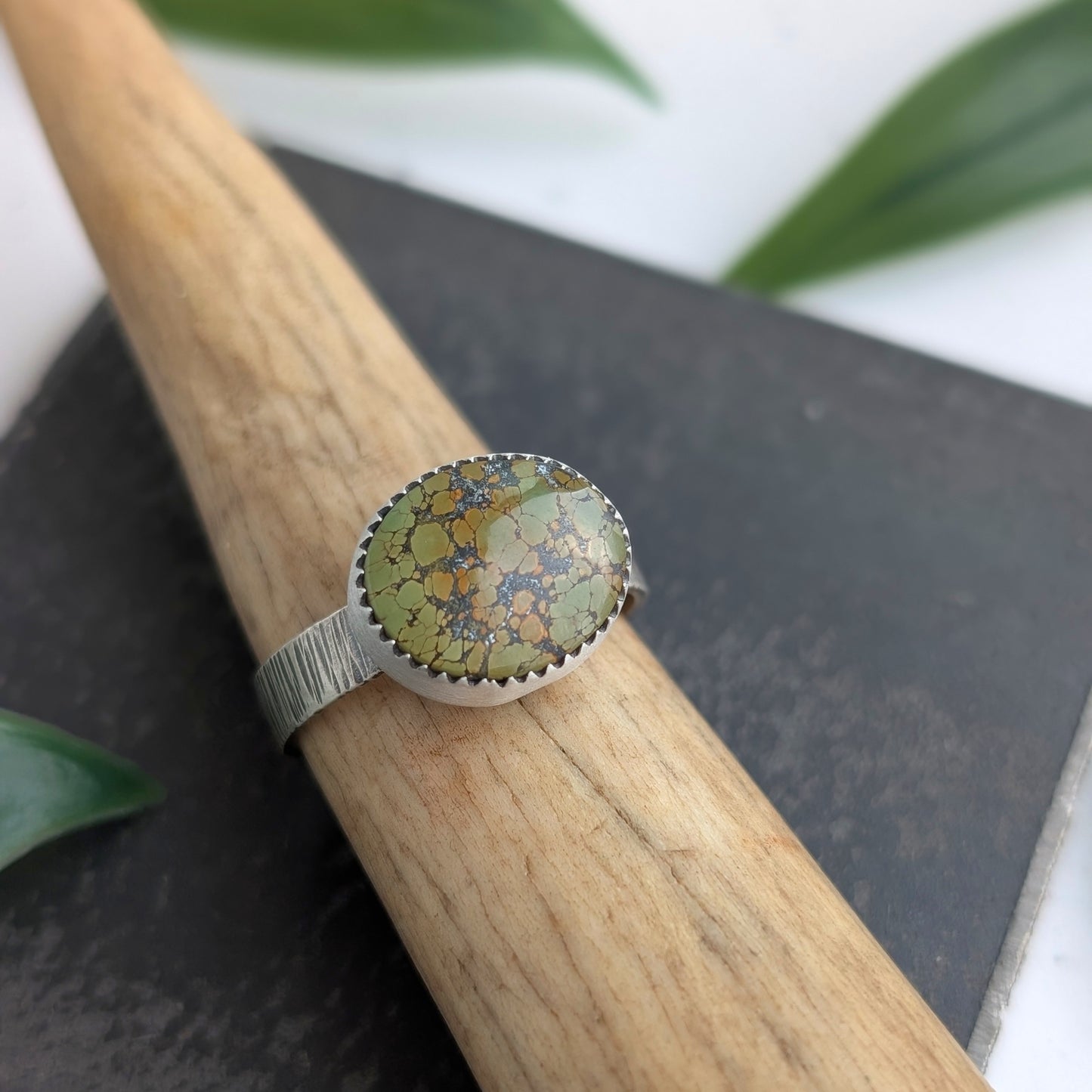 Damele Variscite + Sterling Silver : Size 11.25