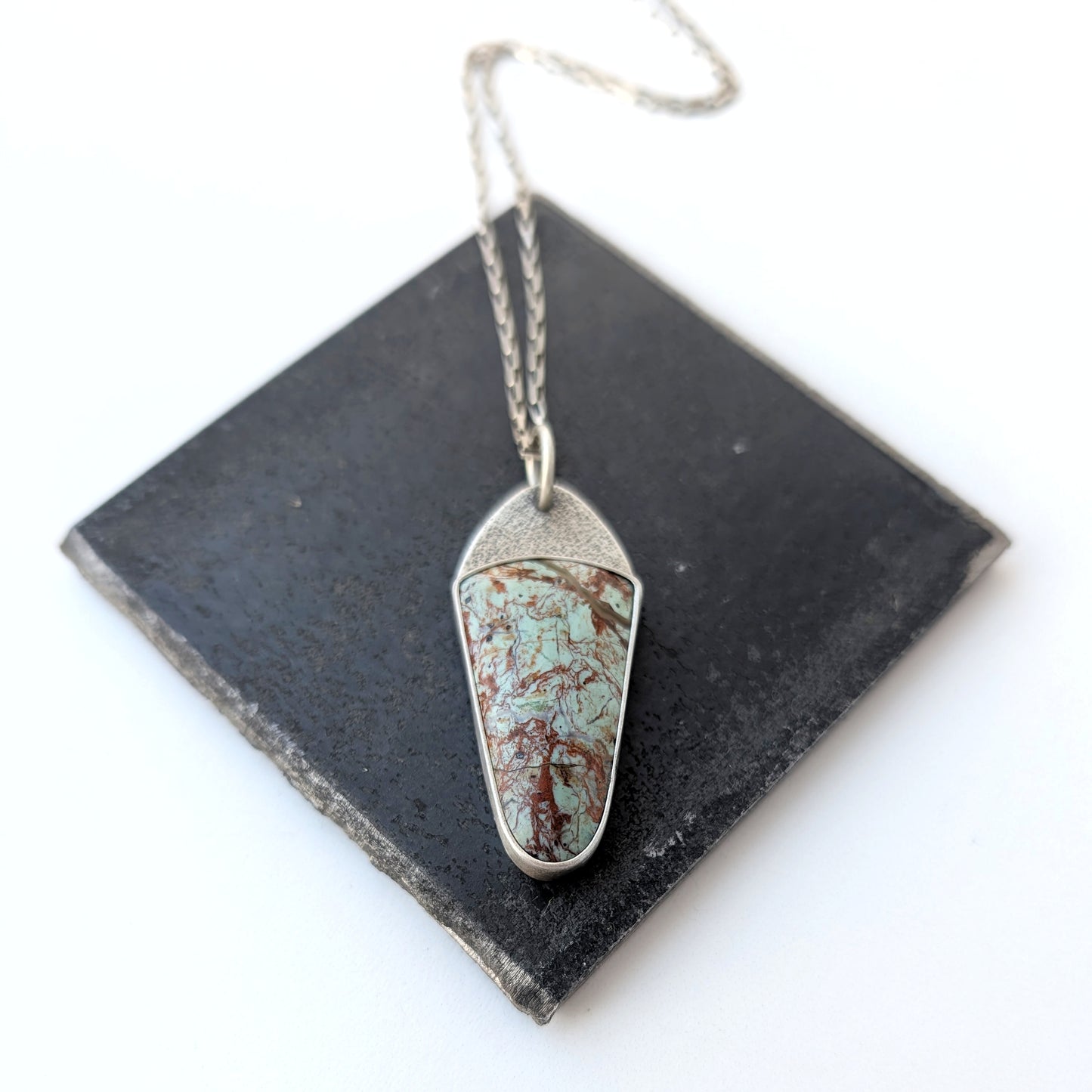 Chrome Chalcedony Pendant Necklace