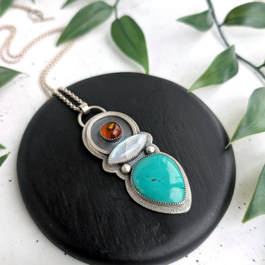 Stacked Trio Statement Necklace
