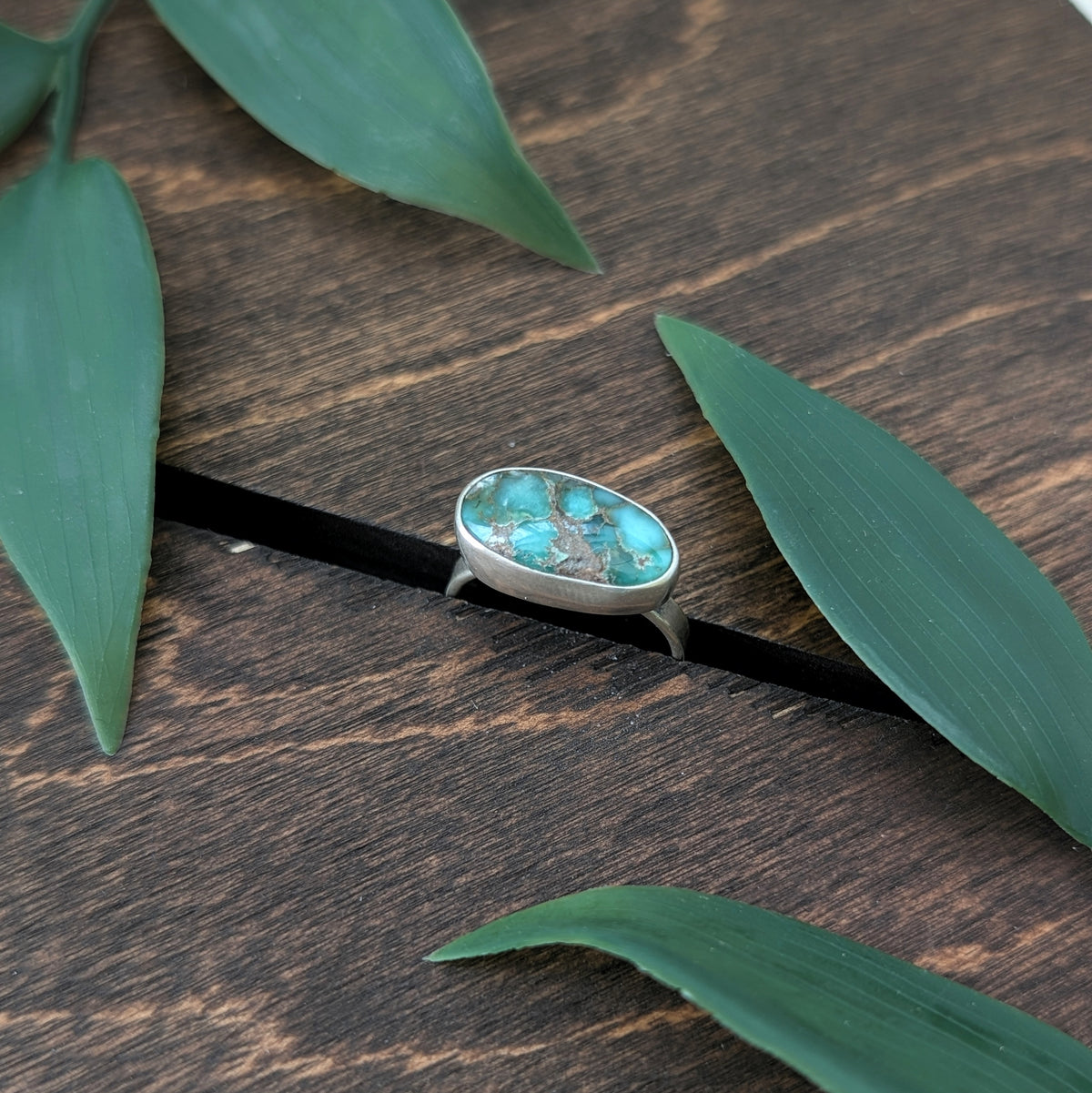 Damele Variscite + Sterling Silver : Size 8.25
