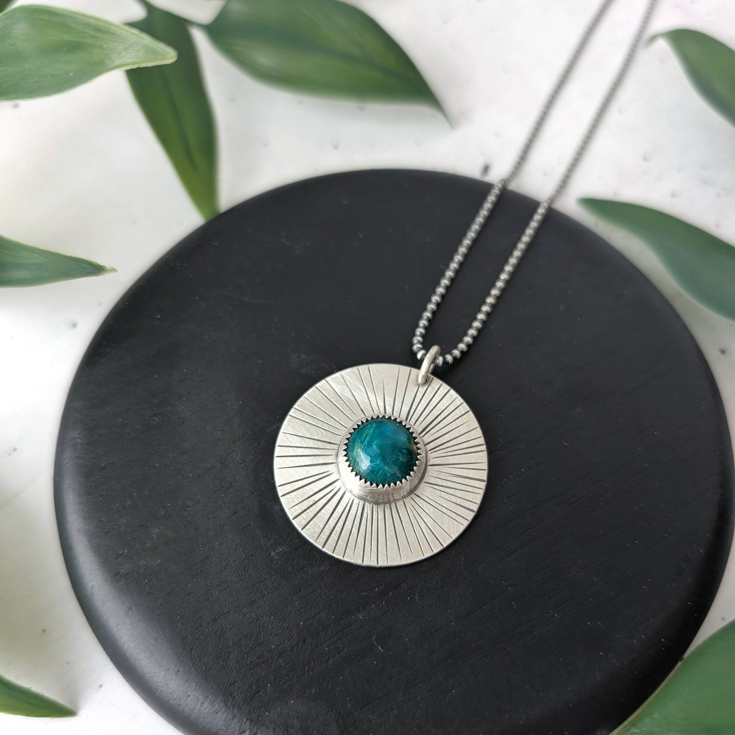 Chrysocolla Pendant Necklace