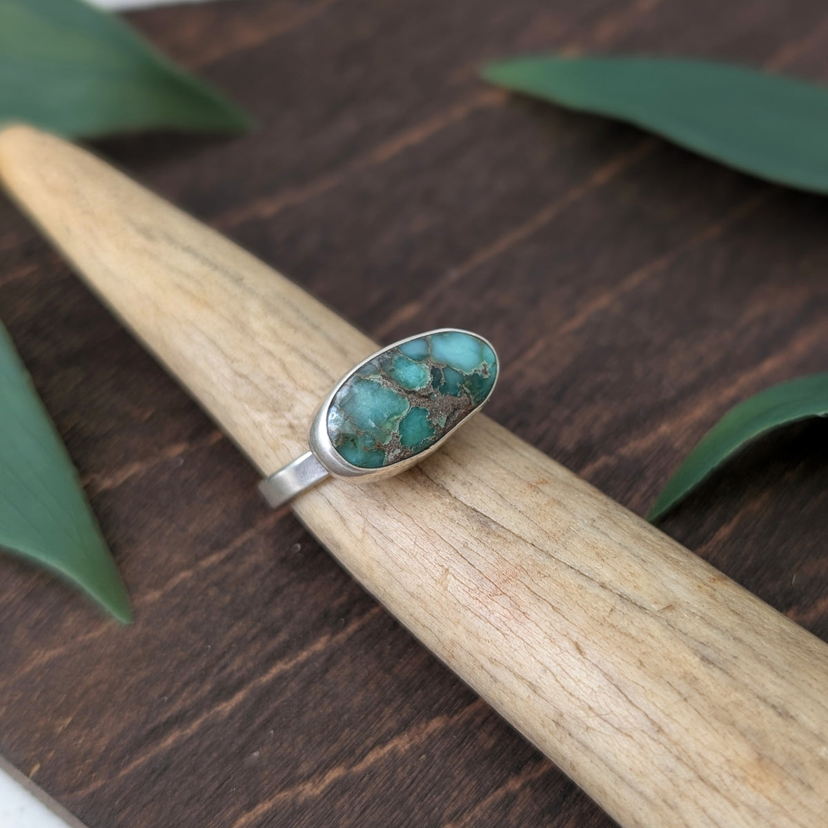 Damele Variscite + Sterling Silver : Size 8.25