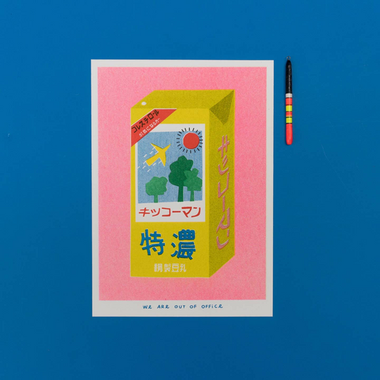 Risograph Print - Japanese Soymilk